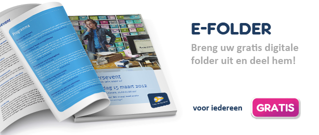 e-folder! De digitale folder om online te promoten!