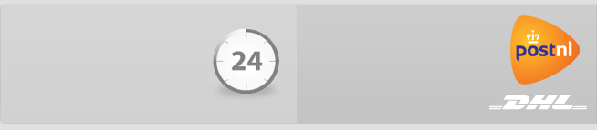 Binnen 24uur geleverd